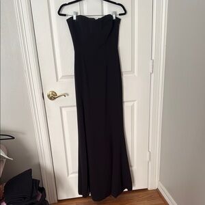 Dress the population Black Strapless Evening Gown size medium